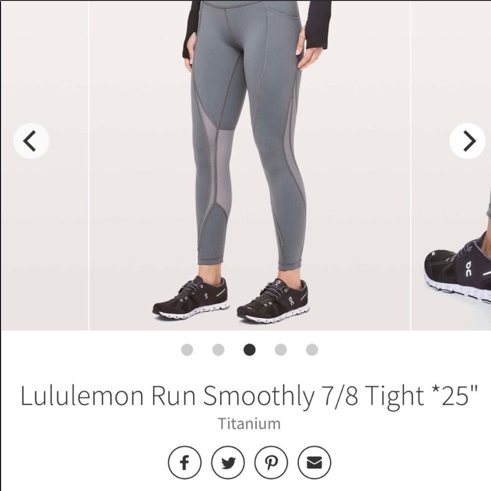 Lululemon Run Smoothly 7/8 Tight